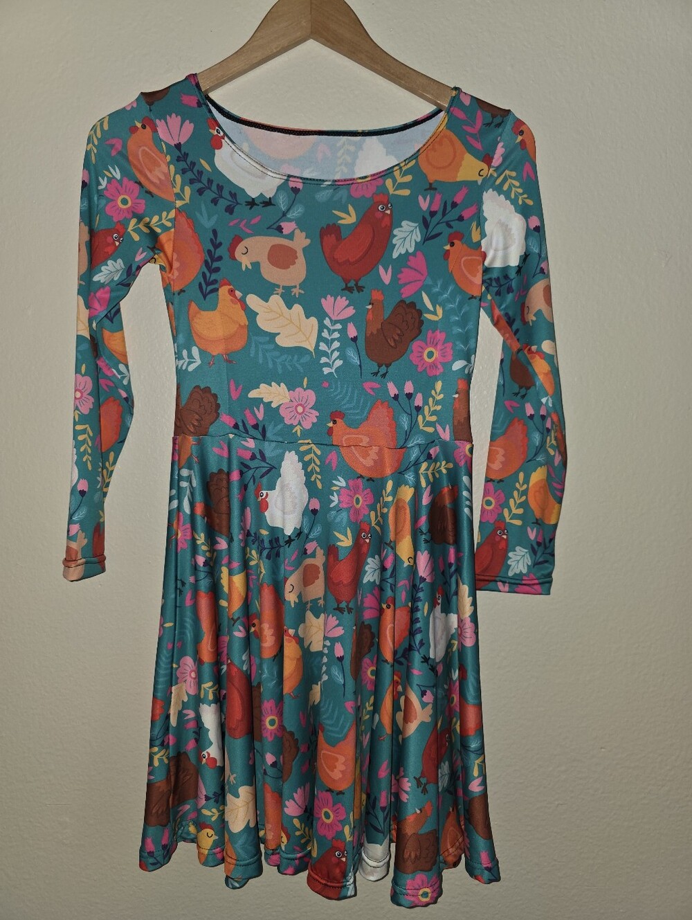 Chicken Dress Girls Size XL Unbranded